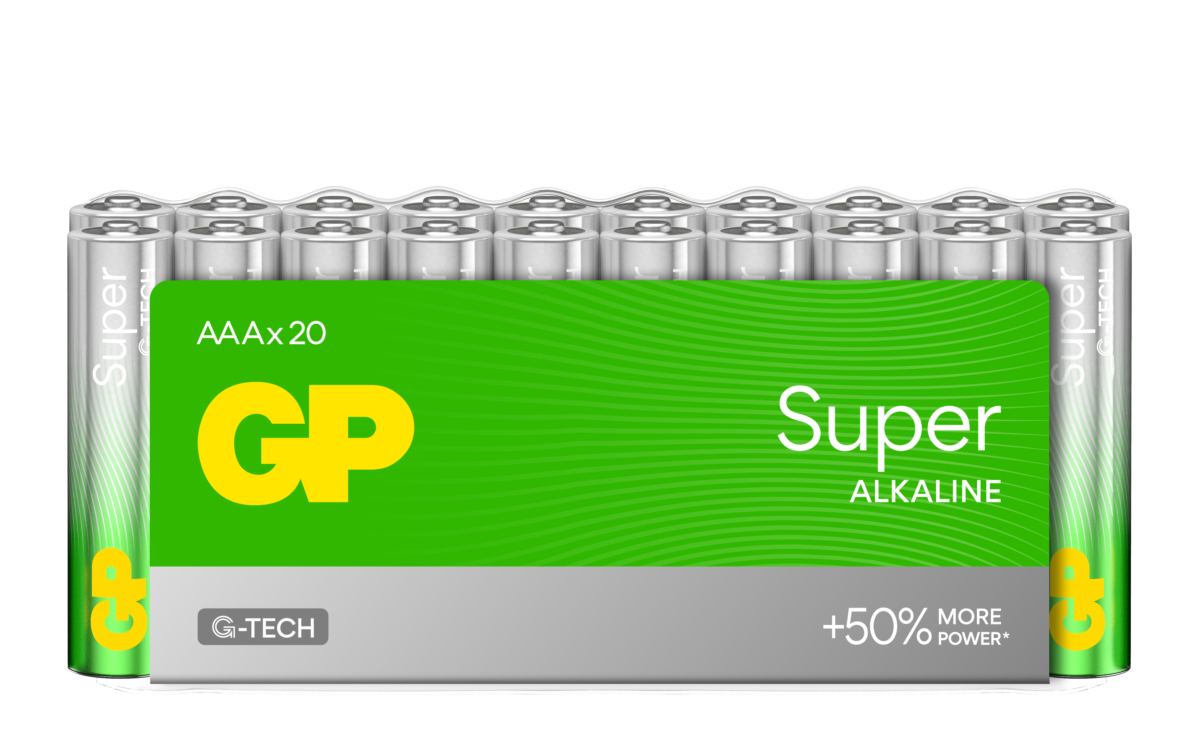GP Super Alkaline AAA/LR03 20 pak