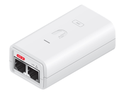 Ubiquiti POE Inject, 24VDC, 0.5A, Hvid