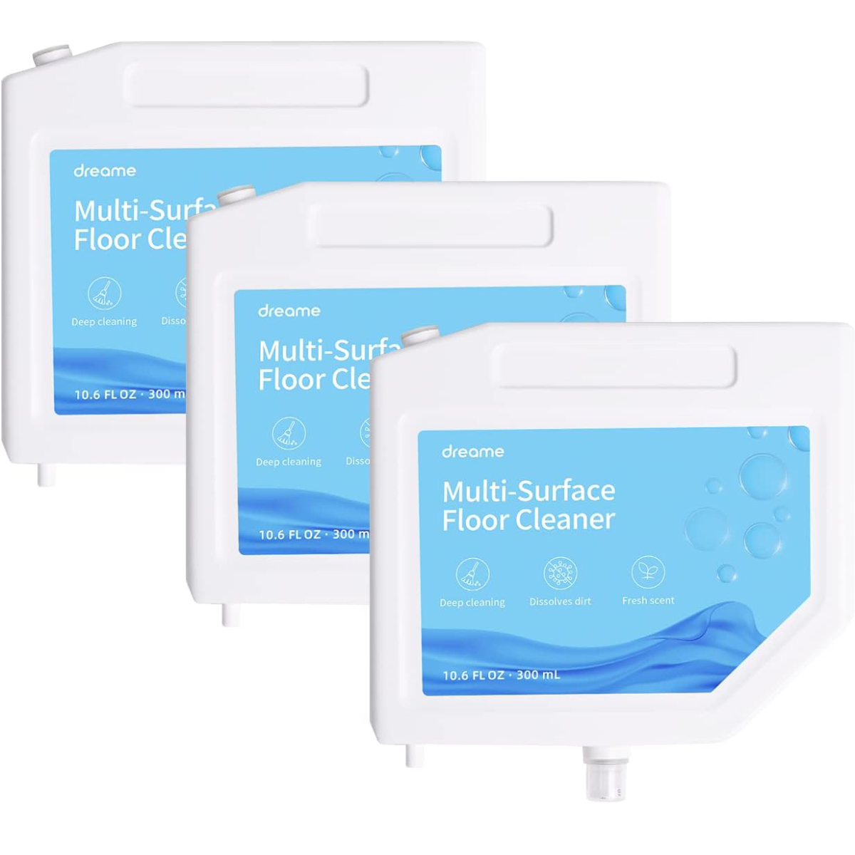 Dreame L10s, 3x 300ml AWH6-300A Multi-Surface Gulvrens