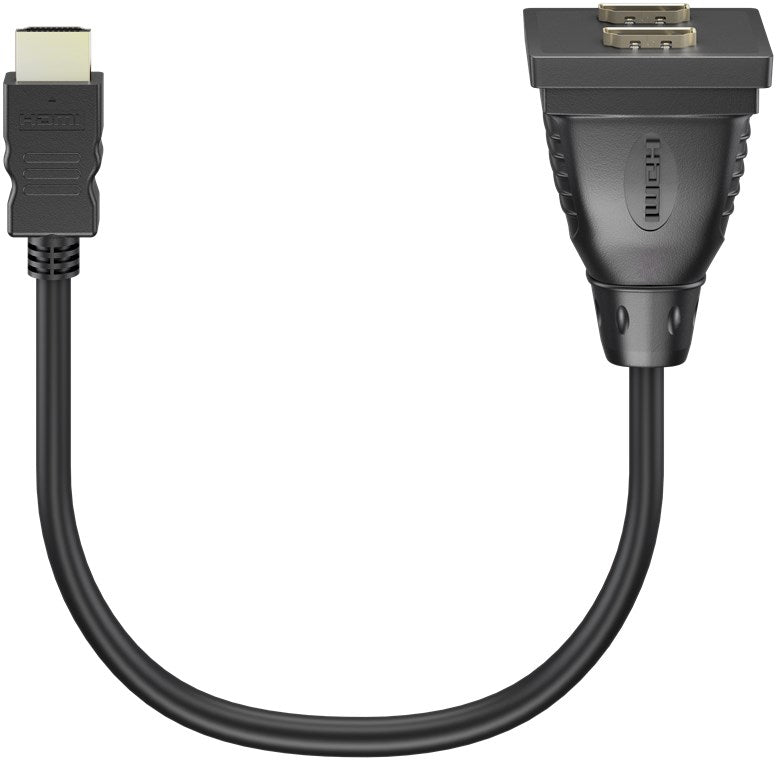 2x HDMI-hunstik (type A) til HDMI™ stik (type A) 0,1 m