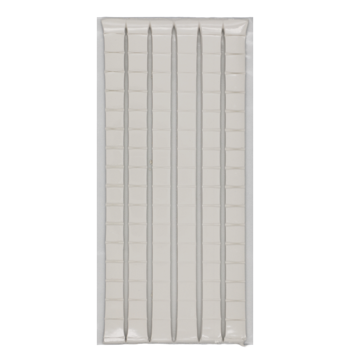 Elefantsnot, 75g, Hvid, Små firkanter, Hæftemasse