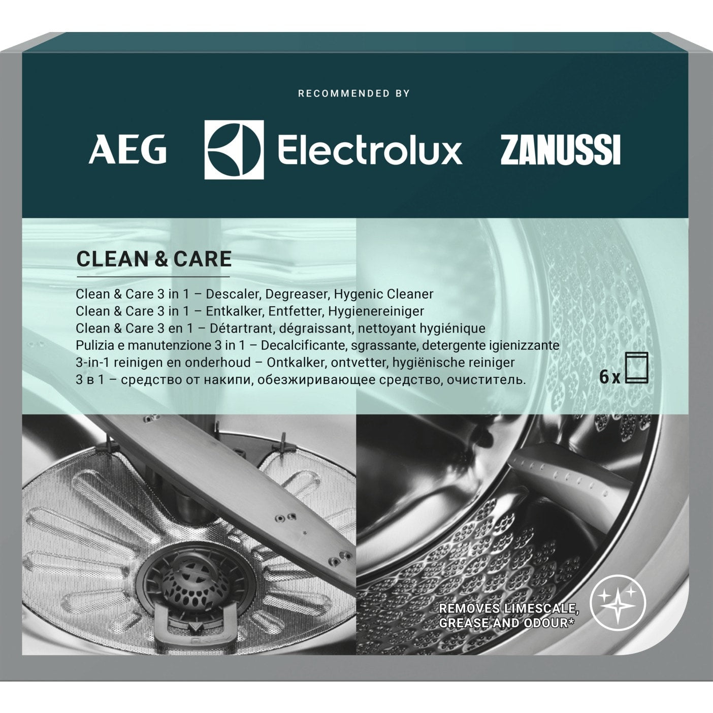 Electrolux Afkalker og Affedtningsmiddel (6 stk) M2GCP600