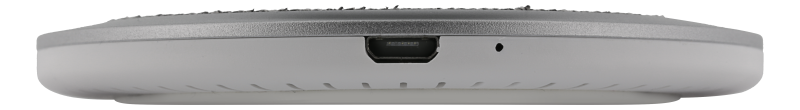Trådløs oplader til iPhone og Android, 10W, stof, Qi-certificeret, grå