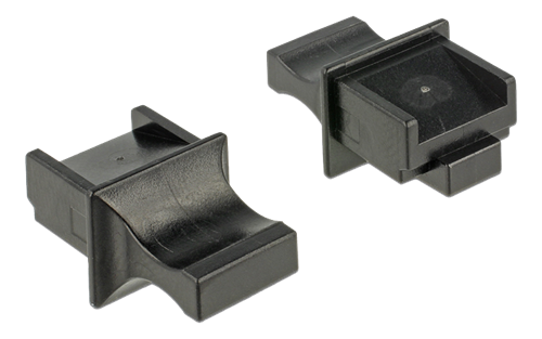 Delock støv cover til RJ45, Sort - 10 stk.