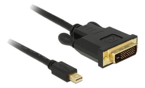 DVI til Mini Displayport 1.1, sort 3m