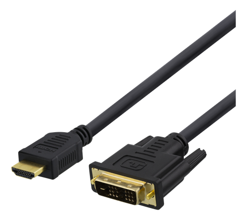 DVI til HDMI sort 7M