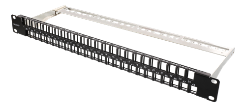 Patchpanel 48 Ports, uden keystones