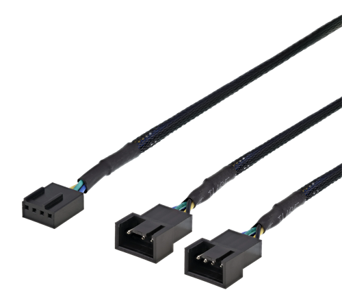 4pin til 2x4pin blæserkabel