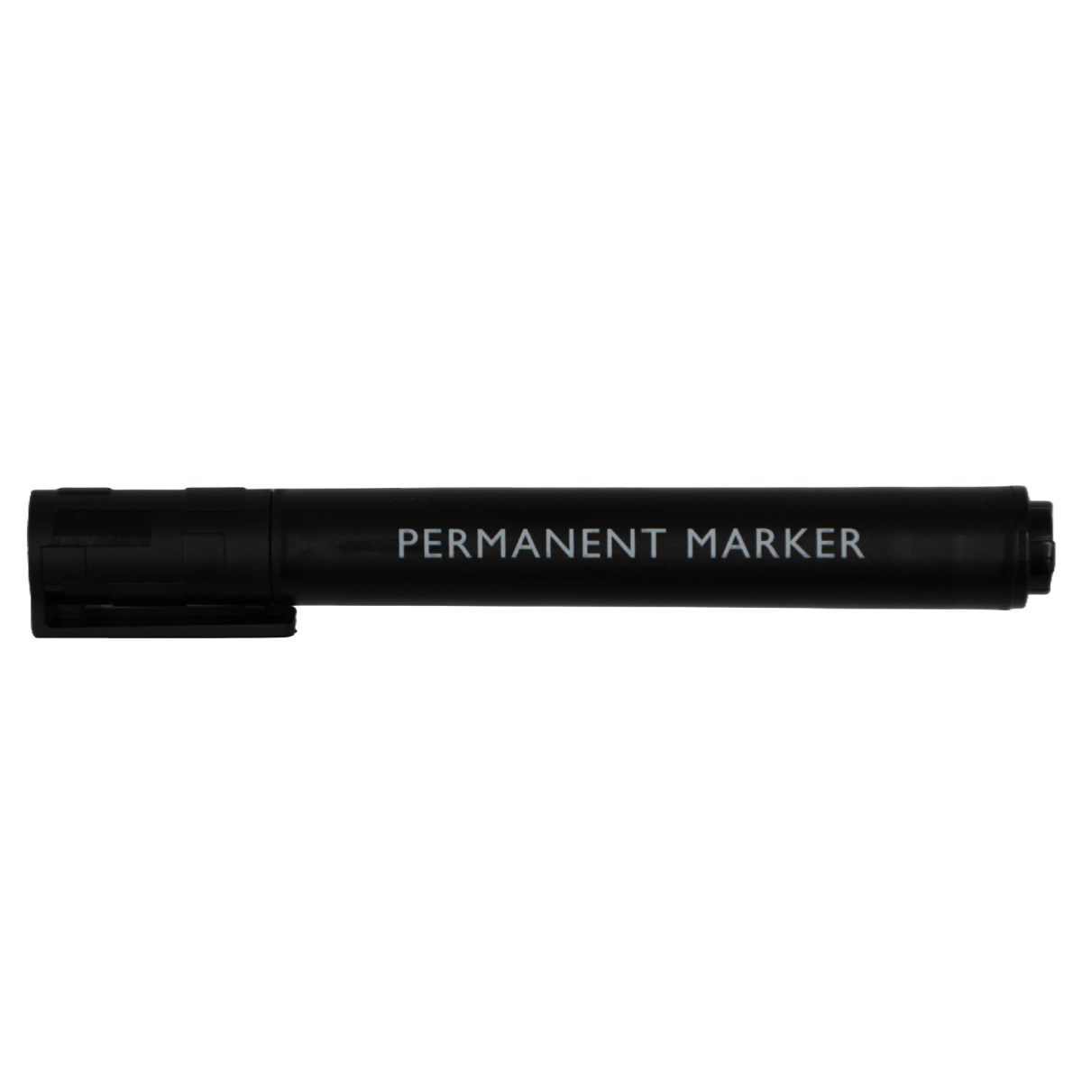 Permanent marker, Flad, Sort