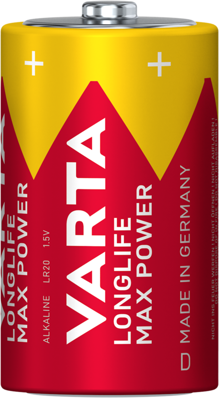 Varta Longlife Max Power D 2 Pack (B)