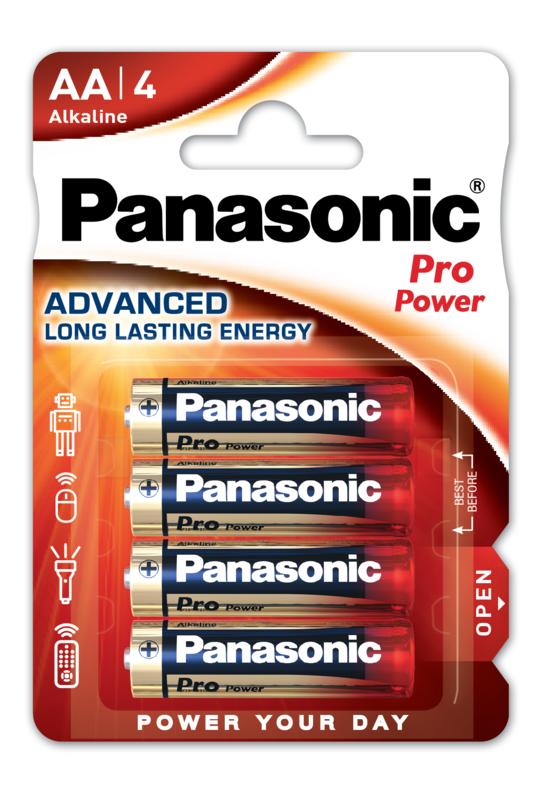 Panasonic PRO POWER ALKALINE BATTERI AA 1,5V 4 STK