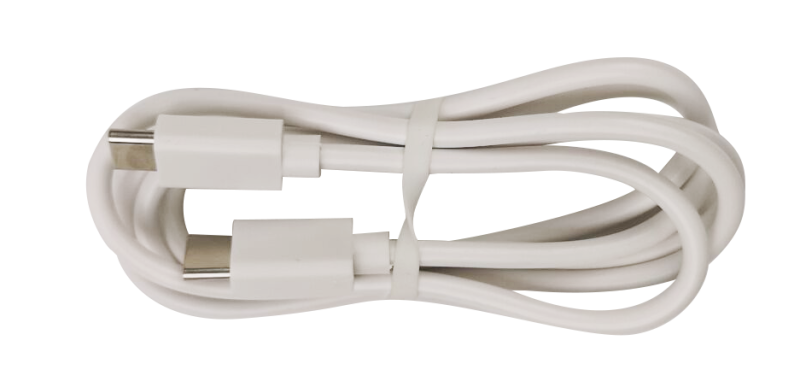 USB-C - USB-C, 3A, 1m, hvid