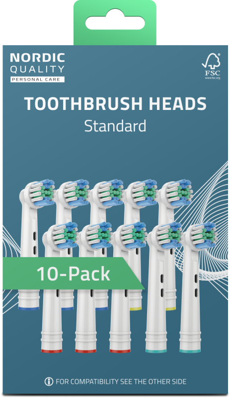 Børstehoveder kompatible til Oral-B® Standard Clean 10-pak EB17P