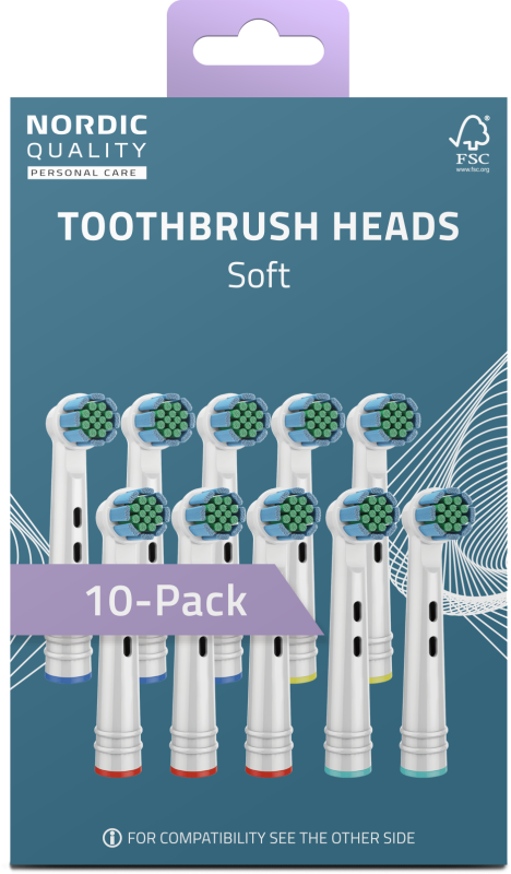 Børstehoveder kompatible til Oral-B® Standard Soft 10-pak EB28P