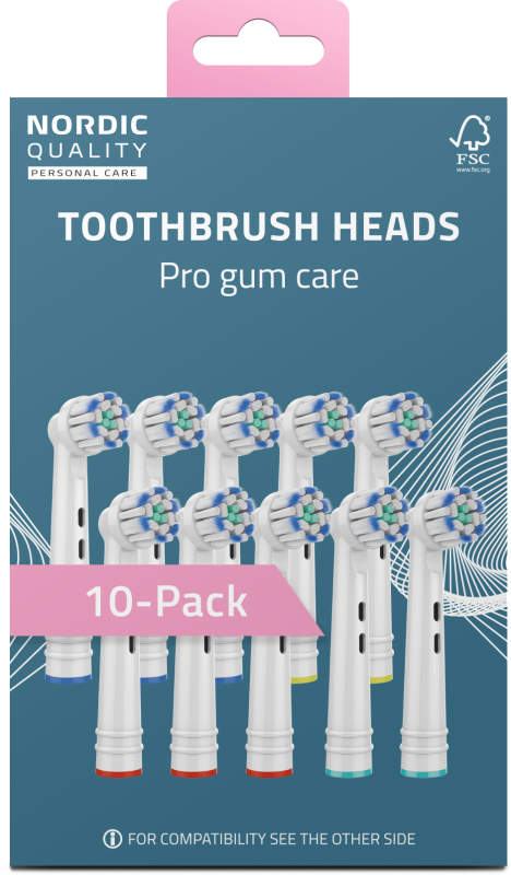 Børstehoveder kompatible til Oral-B® Gum Care 10-pak EB60P