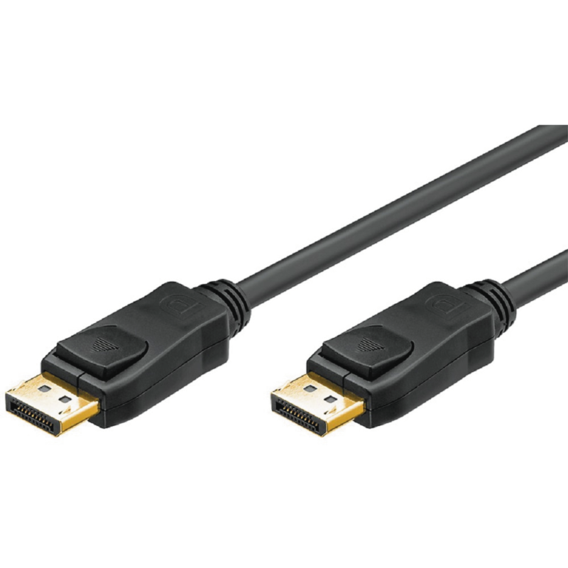 MicroConnect DisplayPort kable 1.2 | Sort | 1.8m