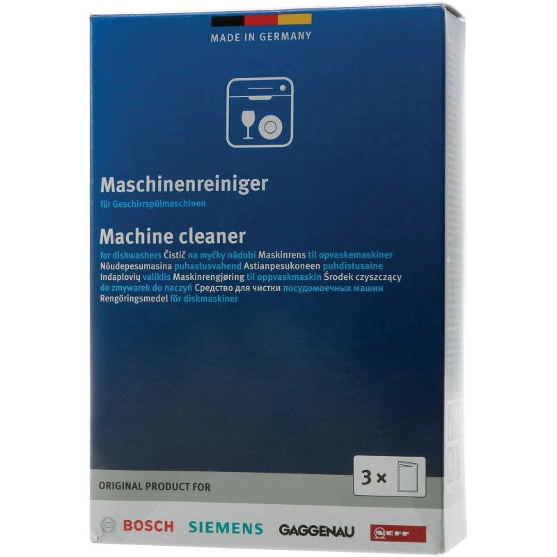 Rengøringsmiddel til opvaskemaskine 3x 45g Siemens / Bosch