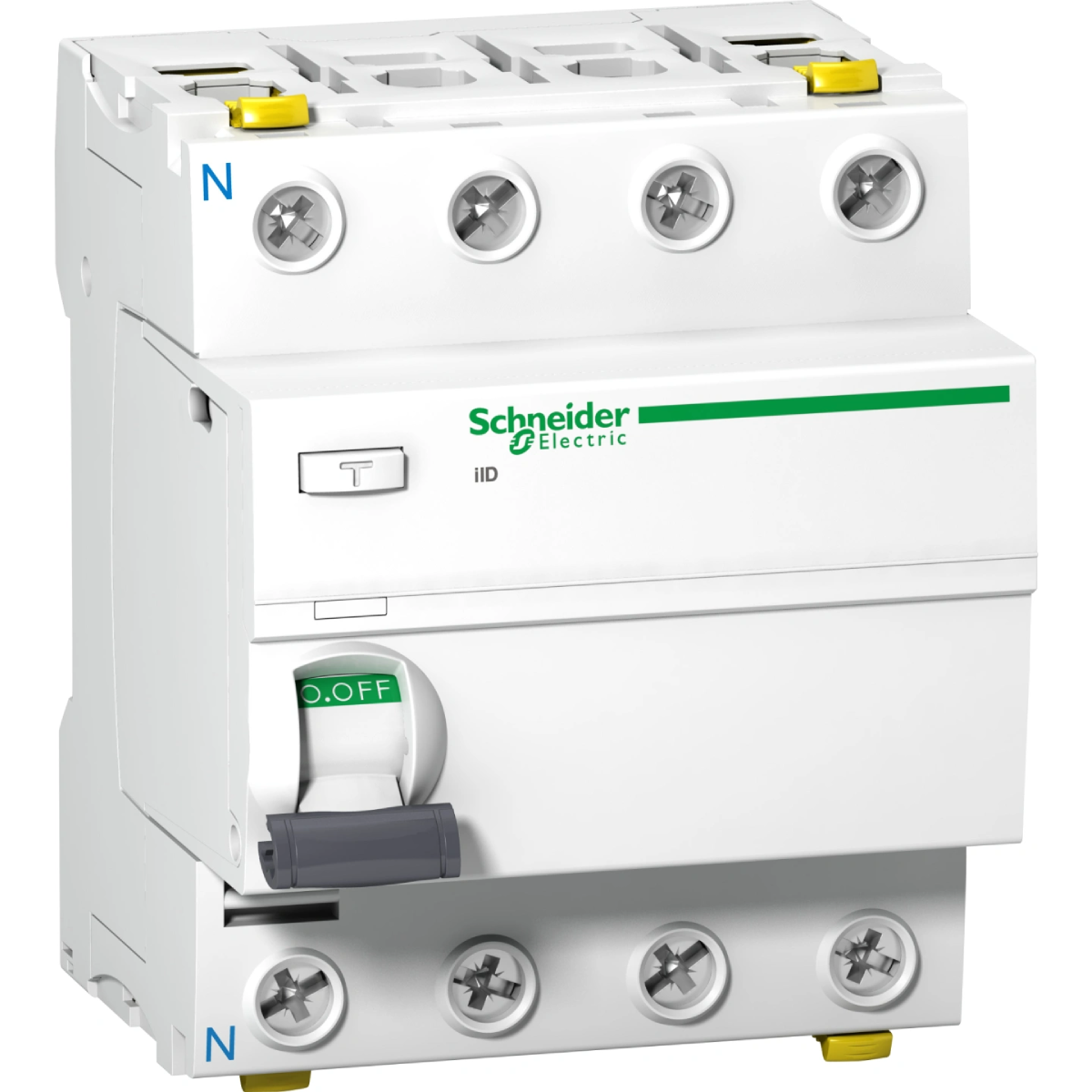Schneider Acti9 PFI, 40A 4P 300mA, A9Z24440, fejlstrømsafbryder