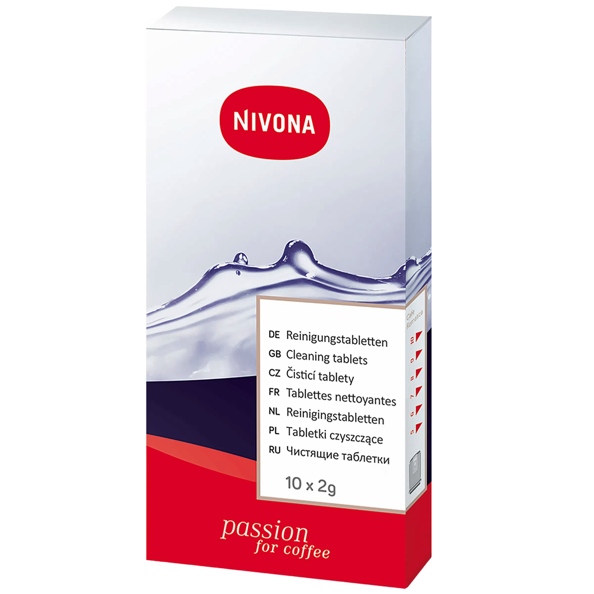 Nivona NIRT 701 Rengøringstabletter, 10 stk. pakke