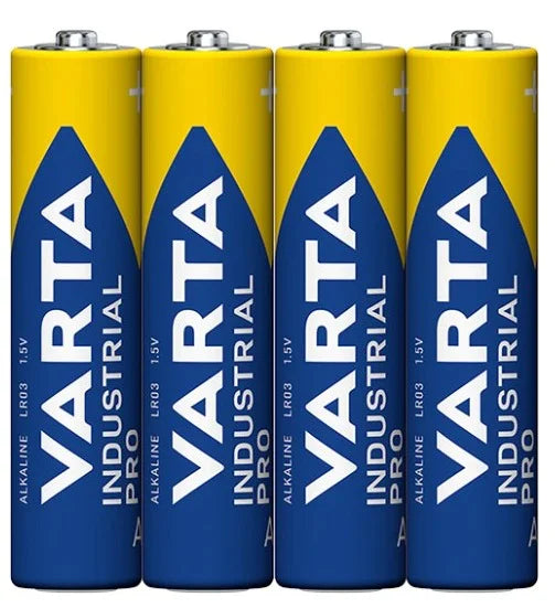Varta Industrial Pro AAA LR03 Alkaline Batterier, 4-pak