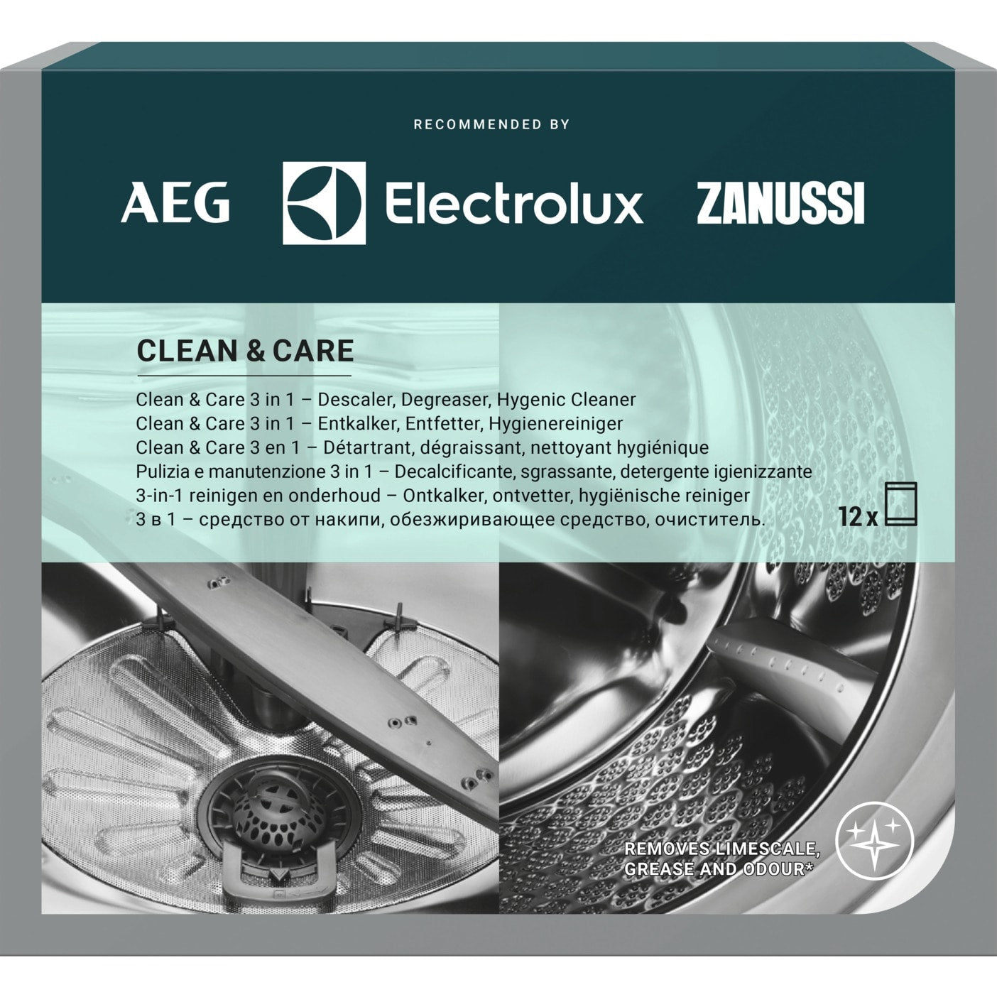 Electrolux Afkalker og Affedtningsmiddel (12 stk) M2GCP120