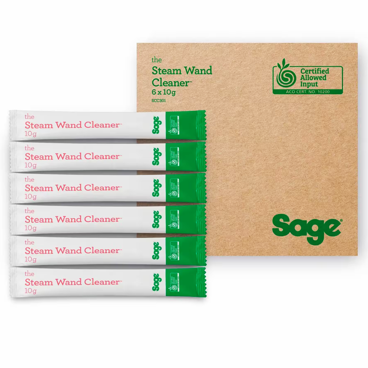 Sage Damprørsrens 6x10g SCC301 Original