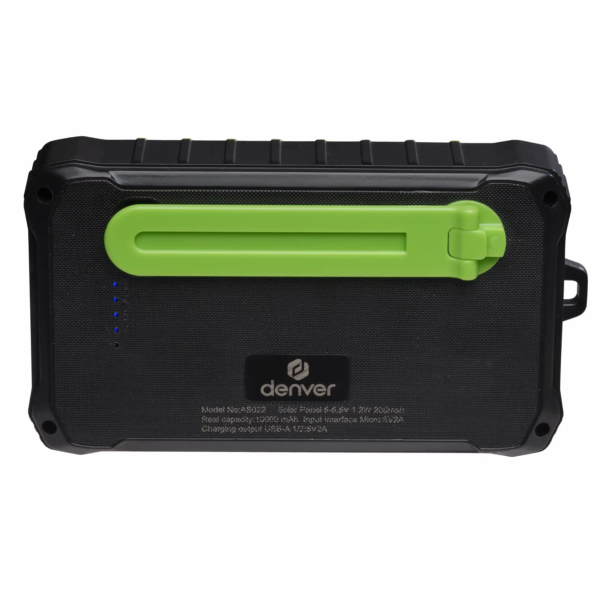 Denver PSO-10012 10000mAh Solcelle-Powerbank