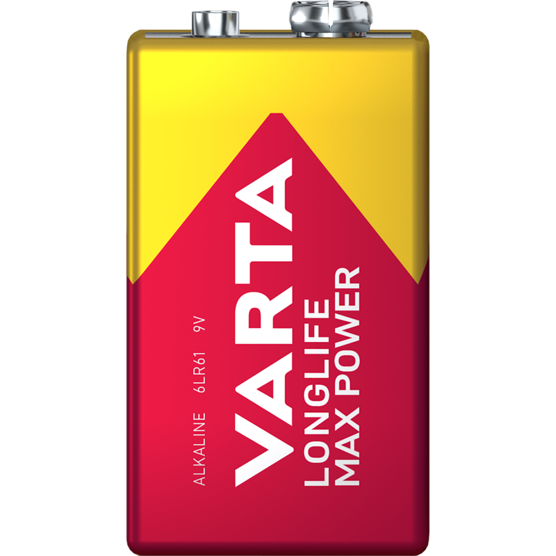 Varta Longlife Max Power 9V 1 Pack (B)