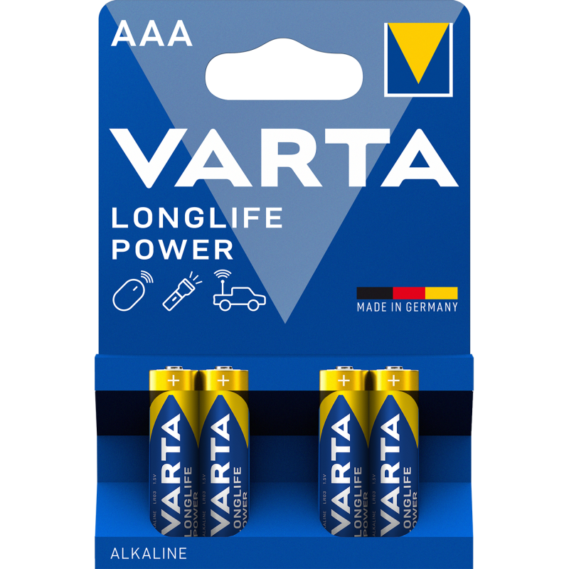 Varta Longlife Power AAA 4 Pack (B)