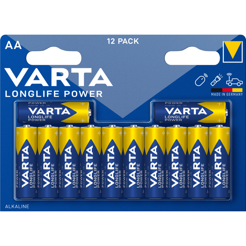 Varta Longlife Power AA 12 Pack