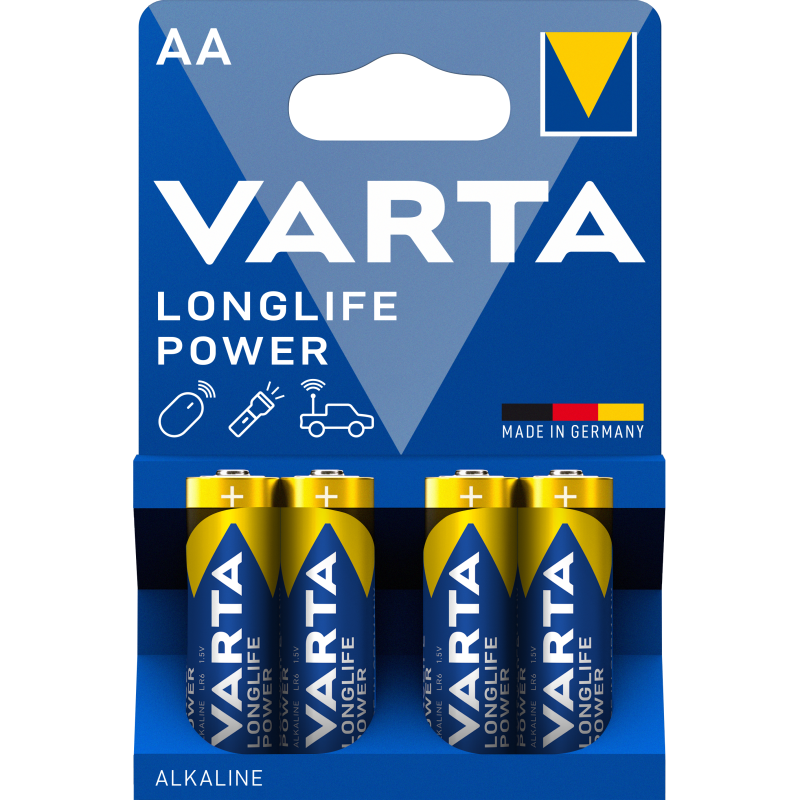 Varta Longlife Power AA 4 Pack (B)