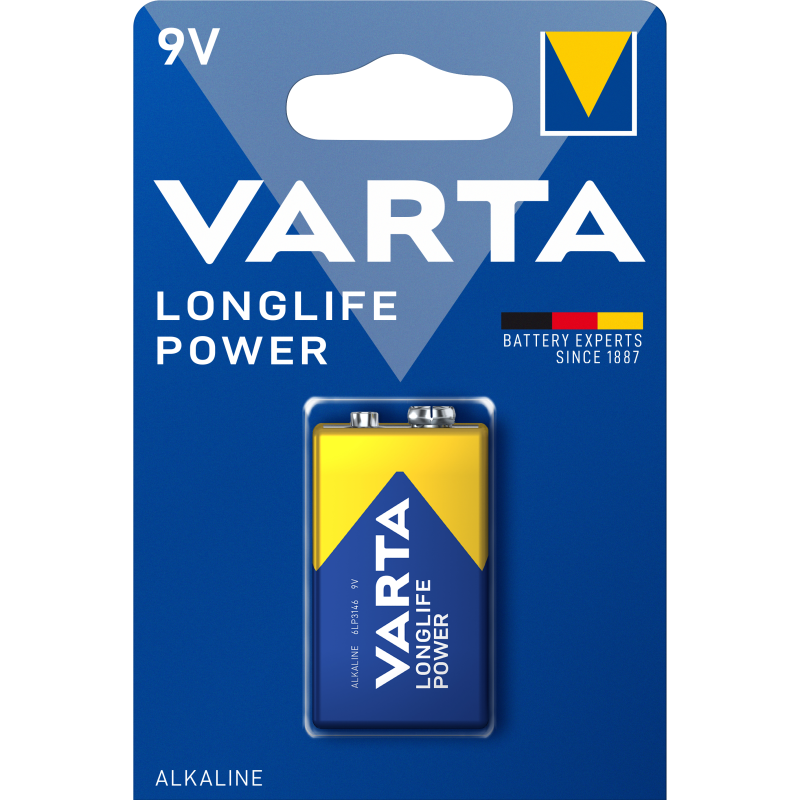 Varta Longlife Power 9V 1 Pack (B)