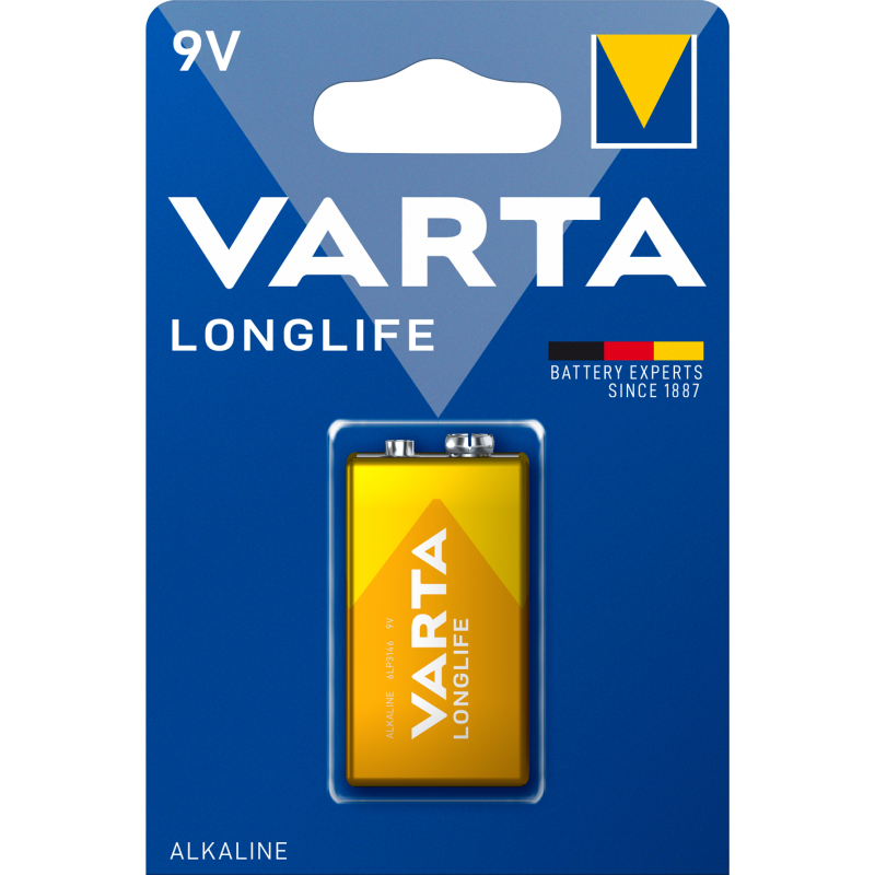 Varta Longlife 9V 1 Pack (B)