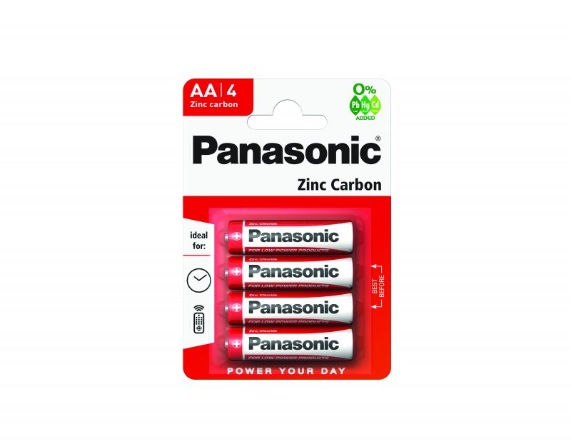 PANASONIC AA batteri 4 pak