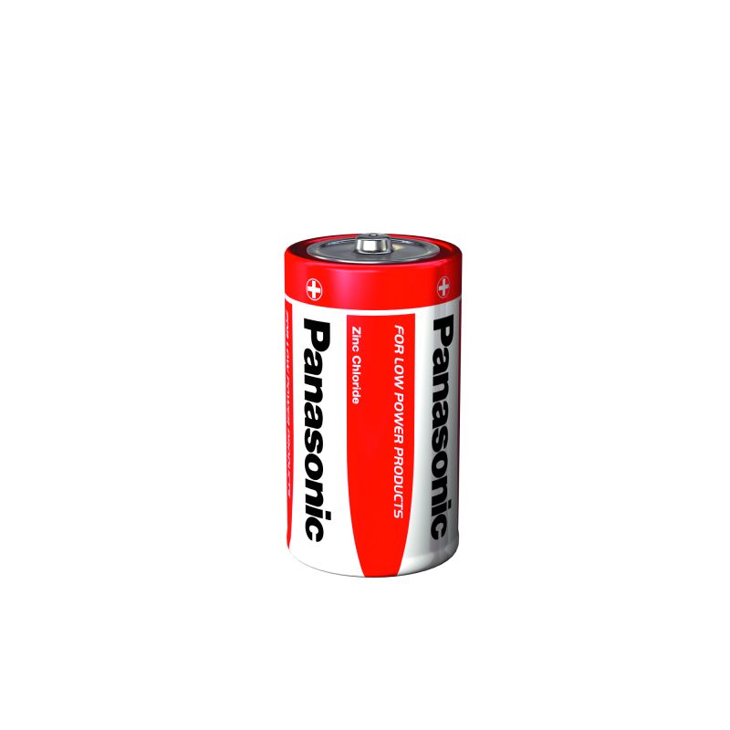 PANASONIC D batteri 2 pak