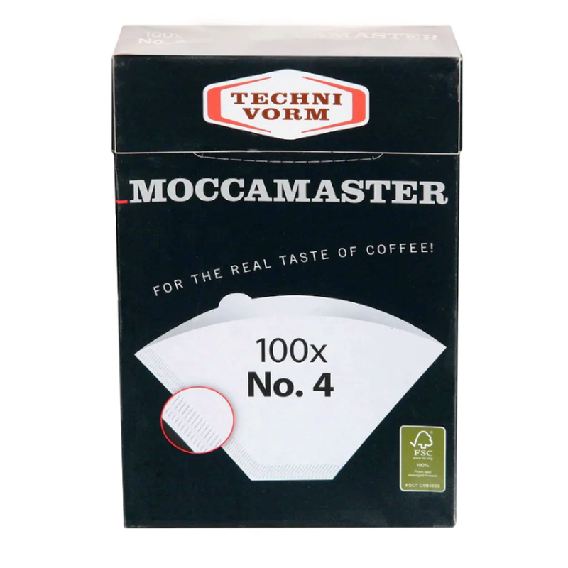 Moccamaster Kaffefiltre NO. 4 / 100STK