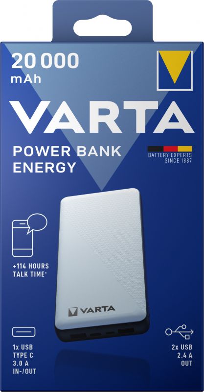 Varta PowerBank Energy 20000mAh