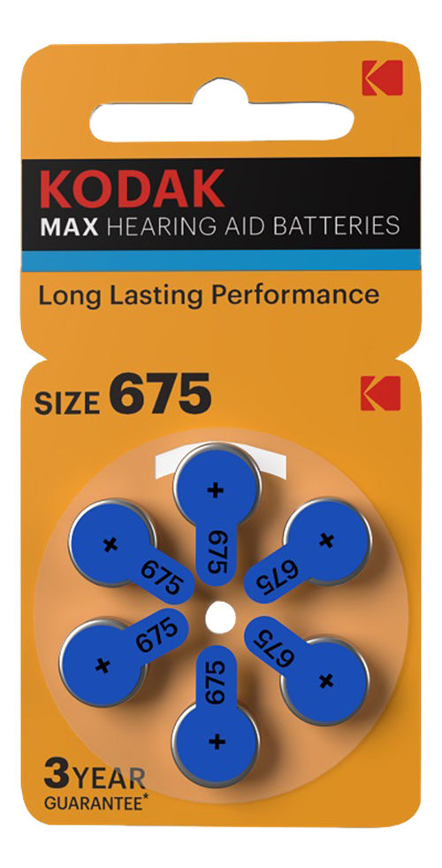 Kodak P675 / PR44 batteri, 6 stk