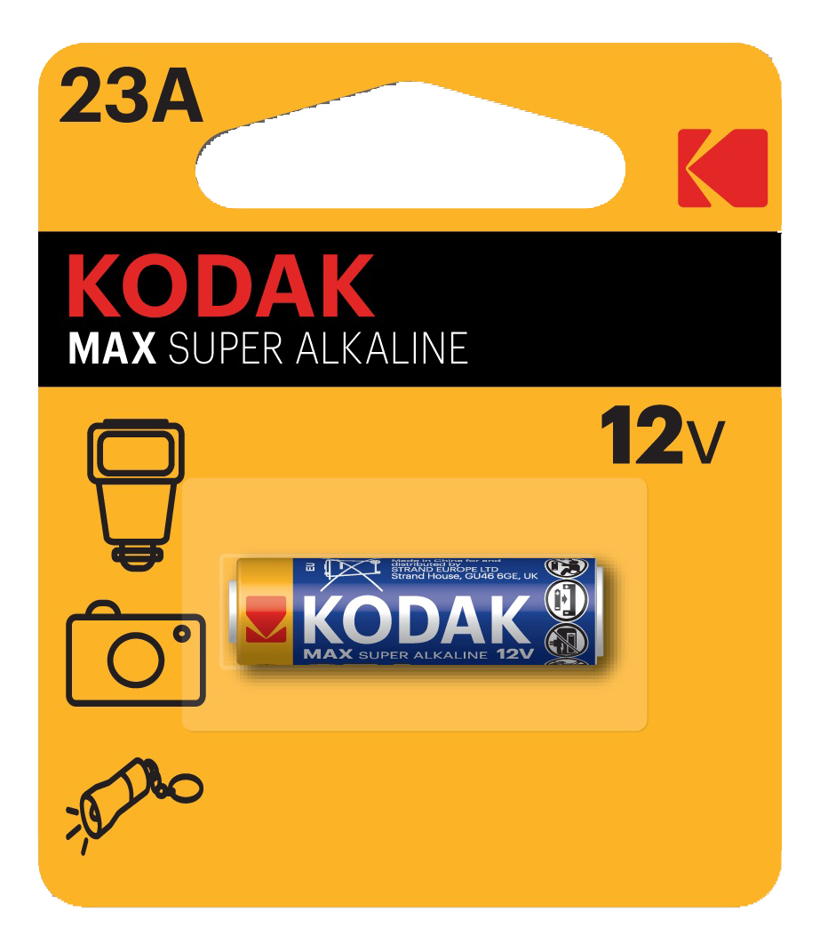 Kodak Max Super 23A 12v batteri 1 stk