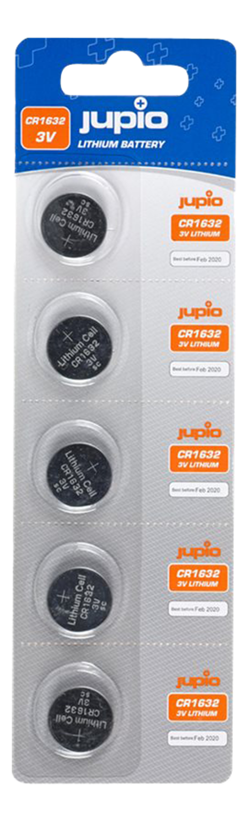 Jupio CR1632 batteri, 5 stk