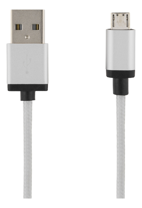 USB A til mirco USB 1m, hvid