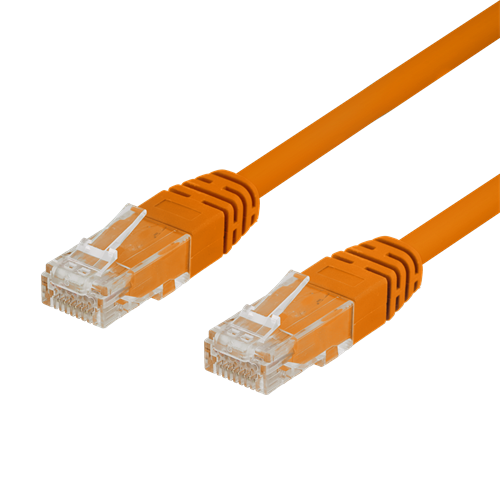 Netværkskabel, Cat6 0,3m Orange U/UTP