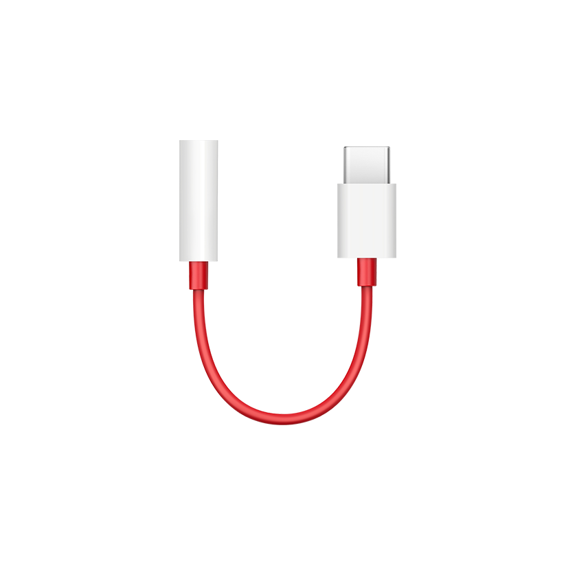 OnePlus Type-C til 3.5mm rød
