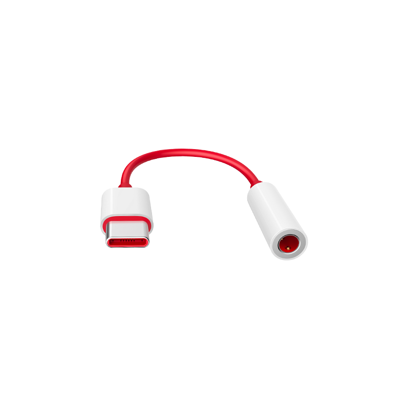 OnePlus Type-C til 3.5mm rød